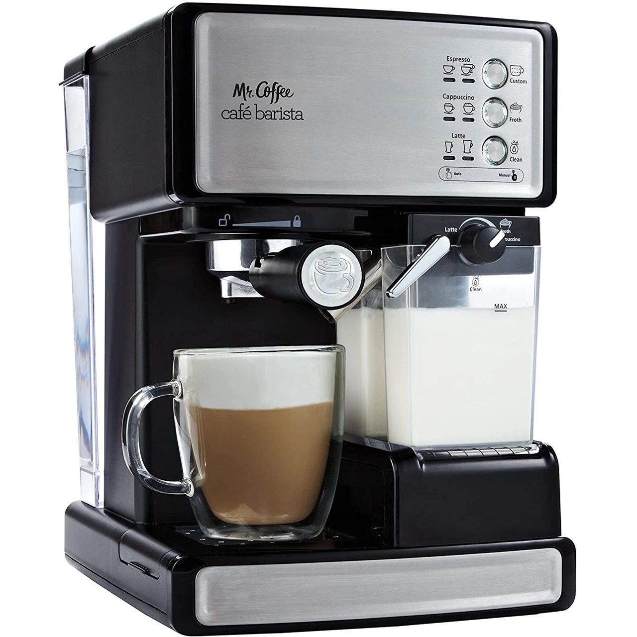 ミスターコーヒー エスプレッソメーカー カフェバリスタ Mr. Coffee カプチーノ カフェラテ 15 bar pump